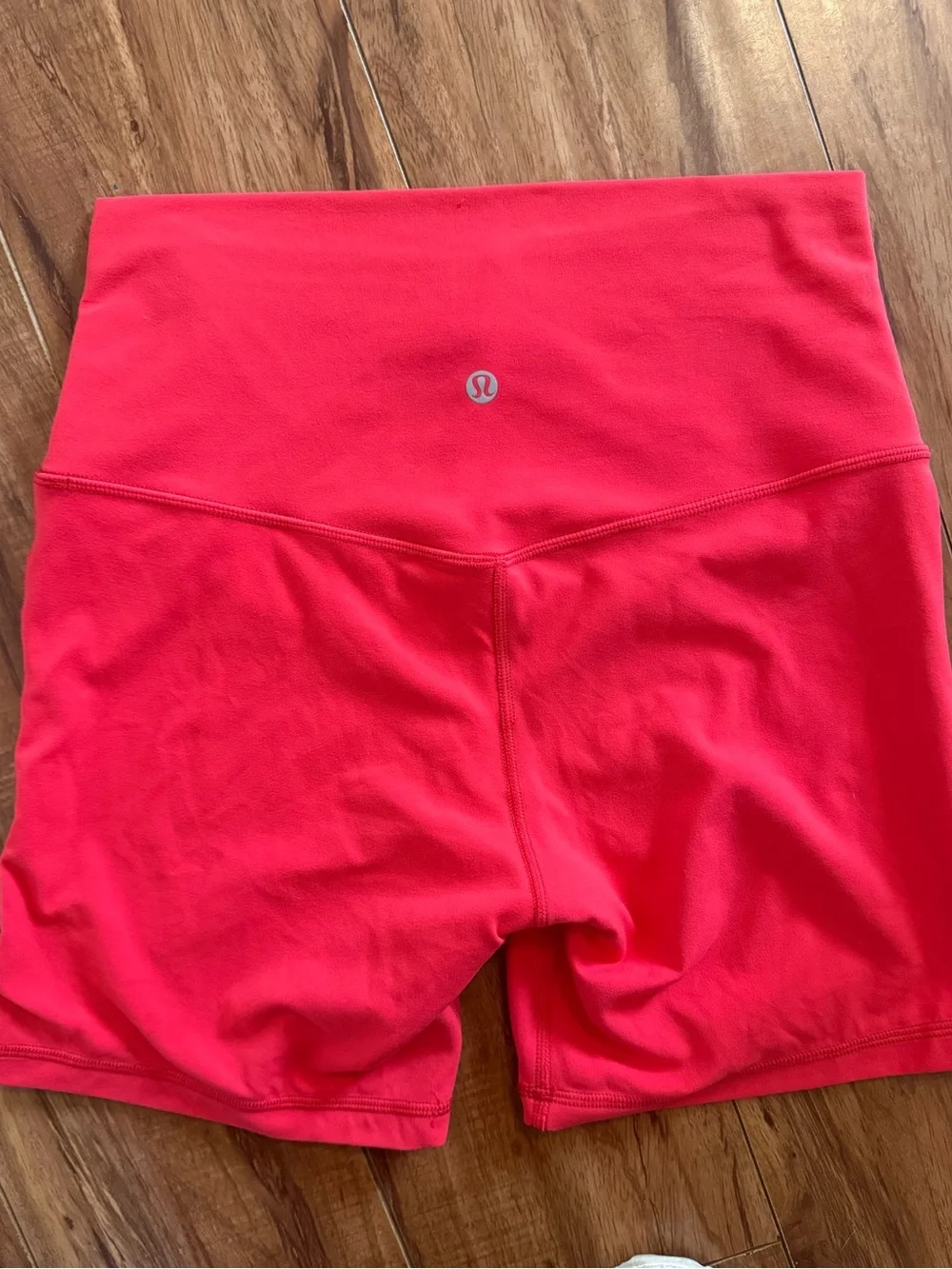 Lululemon Align High-Rise Red/Coral Workout Shorts